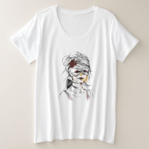 T-shirt estilo escuro