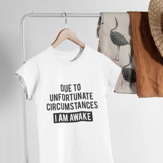 T-shirt Estou Acordado (Criador carregado)