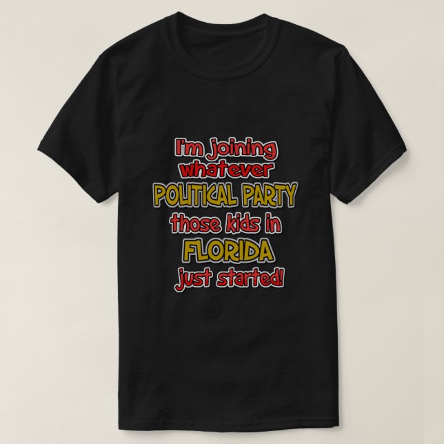 T-shirt Estou aderindo a qualquer... (Frente do Design)