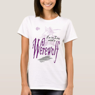 T-shirt Estou apaixonado por um lobisomem