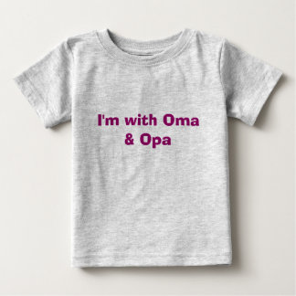 T-shirt Estou com Oma e Opa