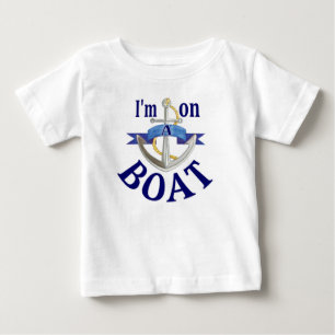 T-shirt Estou num cruzeiro de férias de bebês do Boat