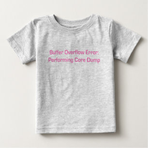 T-shirt Estouro de Buffer - Rosa