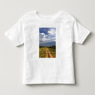 T-shirt Estrada de terra primitiva no norte