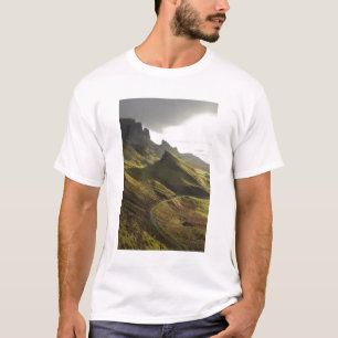 T-shirt Estrada subindo O Quiraing, Ilha de Skye,