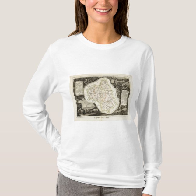 T-shirt Estradas, cidades, cidades (Frente)