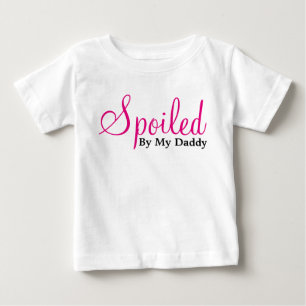 T-shirt Estragado por meu pai - branco