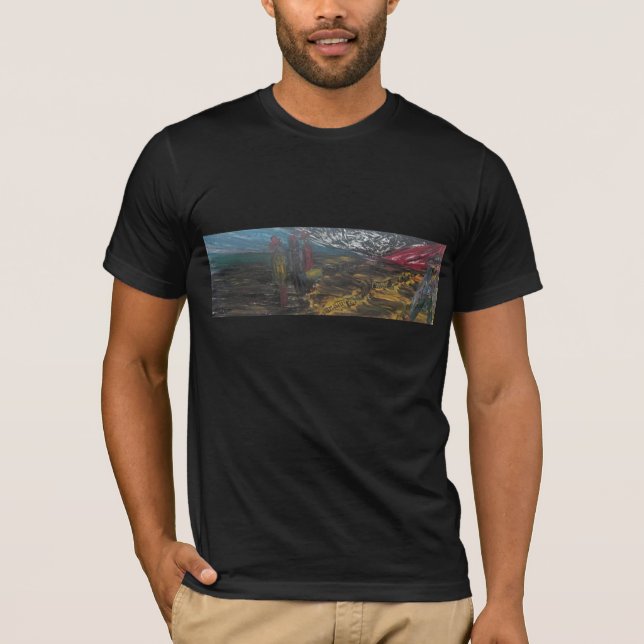 T-SHIRT ESTRANDADO COM GEORGE  (Frente)