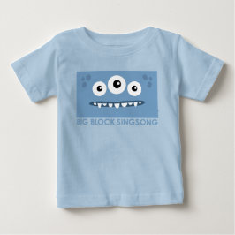 T-shirt estrangeiro do bebê dos amigos do espaço