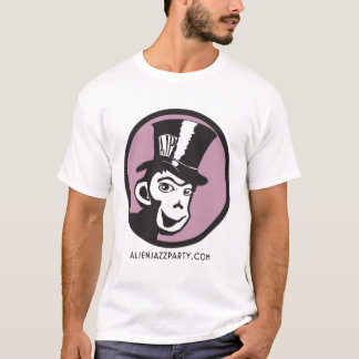 T-shirt estrangeiro do partido do jazz