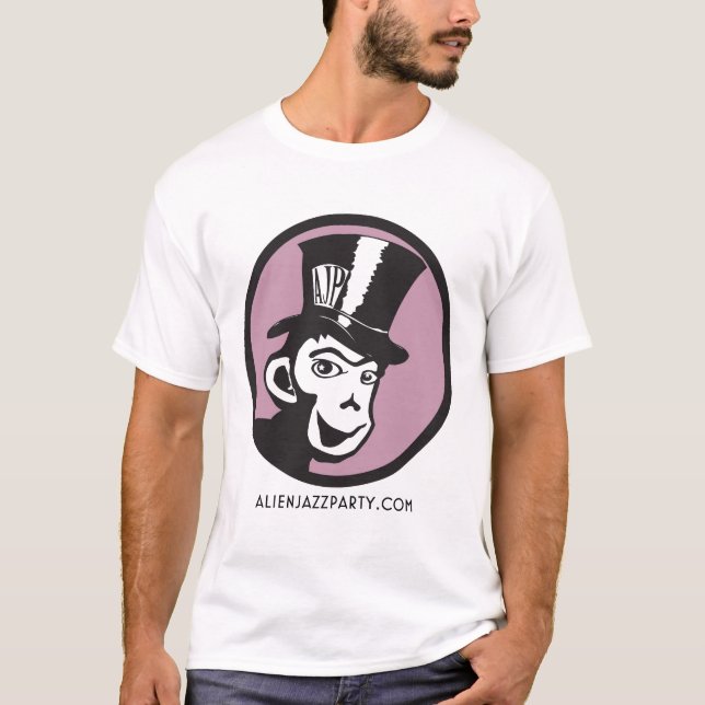T-shirt estrangeiro do partido do jazz (Frente)
