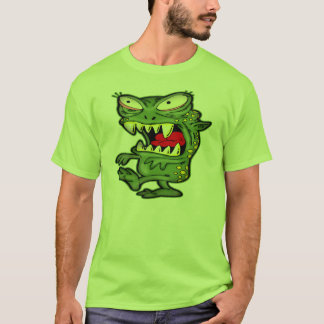 T-shirt estrangeiros do monstro