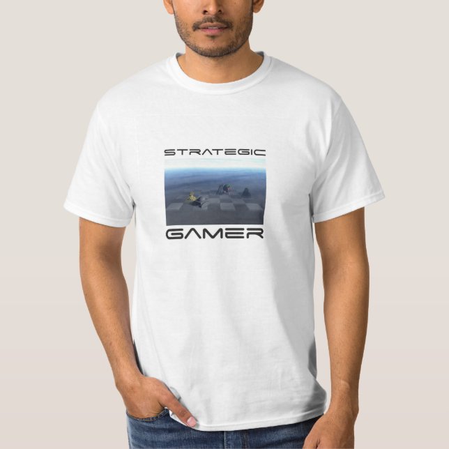 T-shirt estratégico do Gamer (Frente)