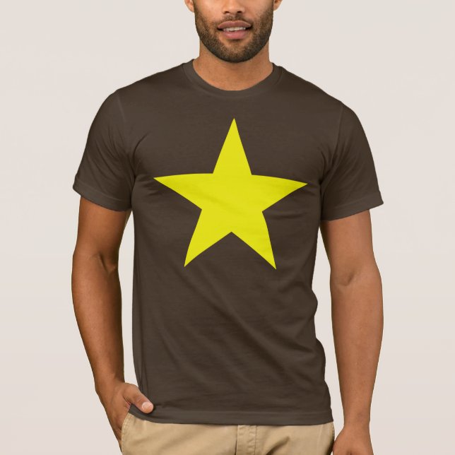 T-shirt Estrela amarela grande (Frente)