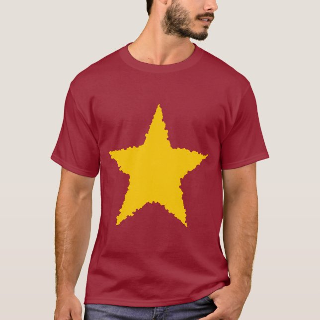 T-shirt Estrela amarela legal (Frente)