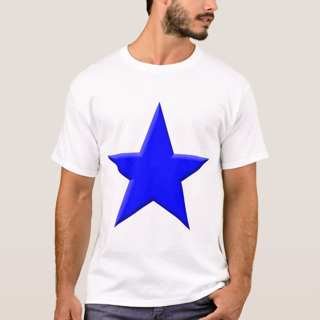 T-shirt Estrela - Azul (Frente)