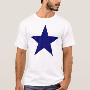 T-shirt Estrela azul grande