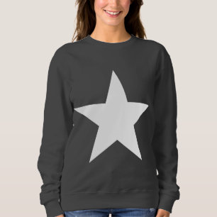 T-shirt Estrela (branca)/camisola das mulheres