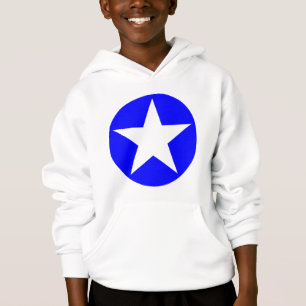 T-shirt Estrela circundada - azul