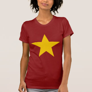 T-shirt Estrela da bandeira de Vietnam