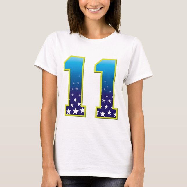 T-shirt Estrela de 11 idades (Frente)