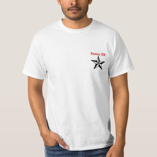 T-shirt Estrela de brotamento do MX (Frente)