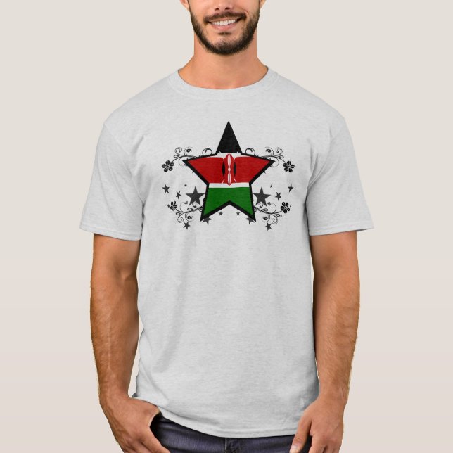 T-shirt Estrela de Kenya (Frente)
