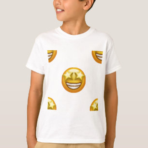T-shirt estrela de olhos emoji