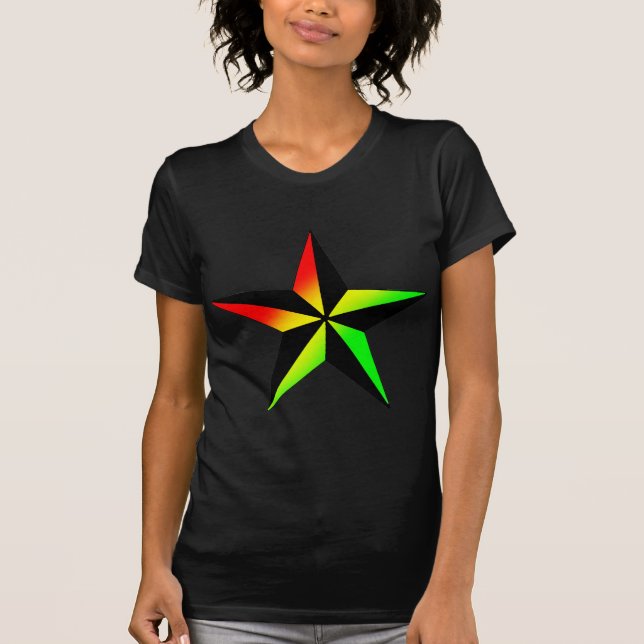 T-shirt Estrela de Rasta (Frente)