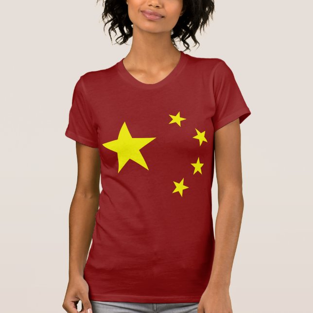 T-shirt Estrela de Sinalizador da China (Frente)