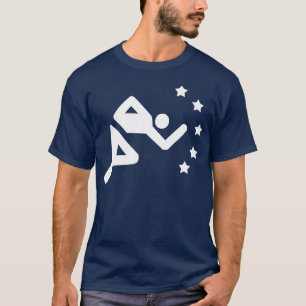 T-shirt Estrela de trilha retro