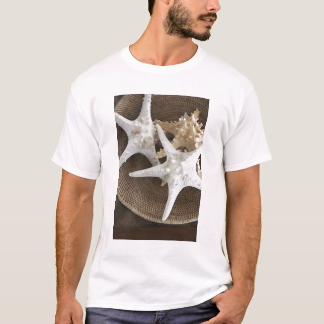 T-shirt Estrela do mar em uma cesta (Frente)