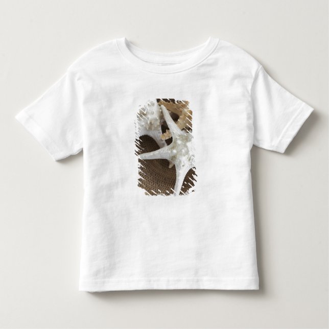 T-shirt Estrela do mar em uma cesta (Frente)