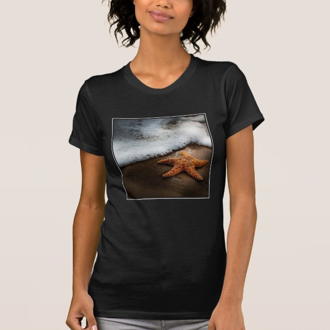 T-shirt Estrela do mar só na praia (Frente)