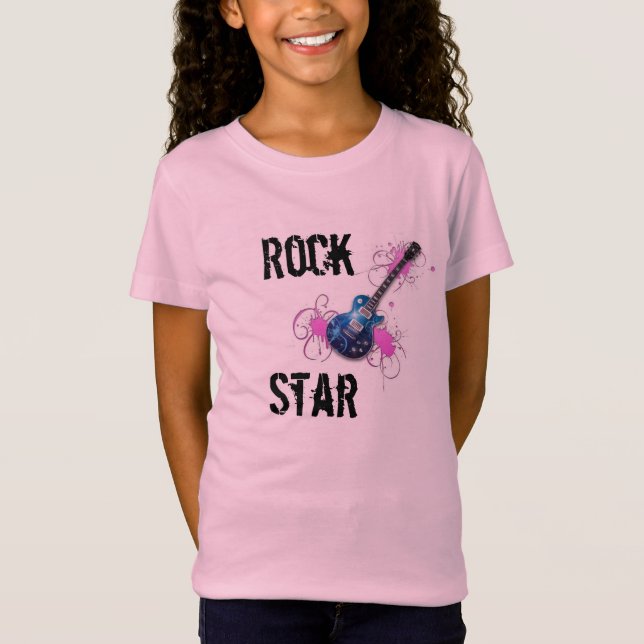 T-shirt estrela do rock (Frente)