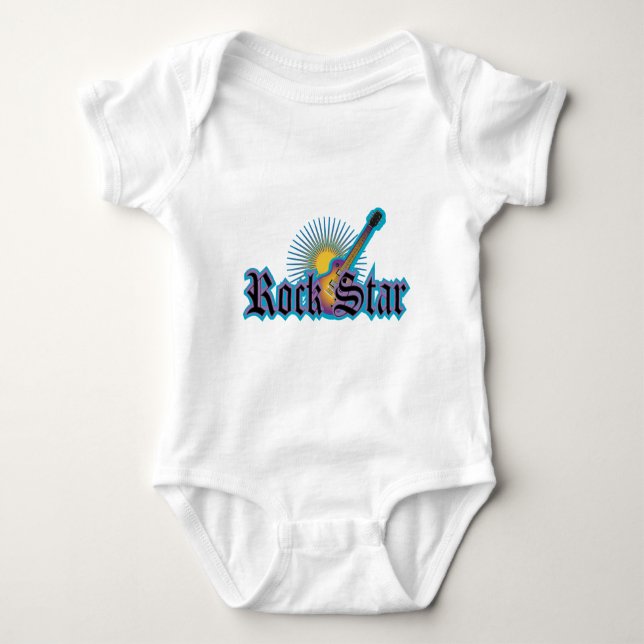 T-shirt Estrela do rock (Frente)
