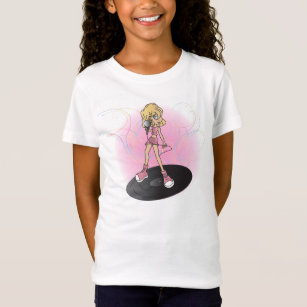 T-shirt Estrela do rock da menina