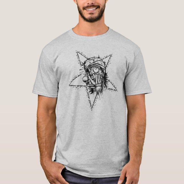 T-shirt Estrela do zombi (Frente)