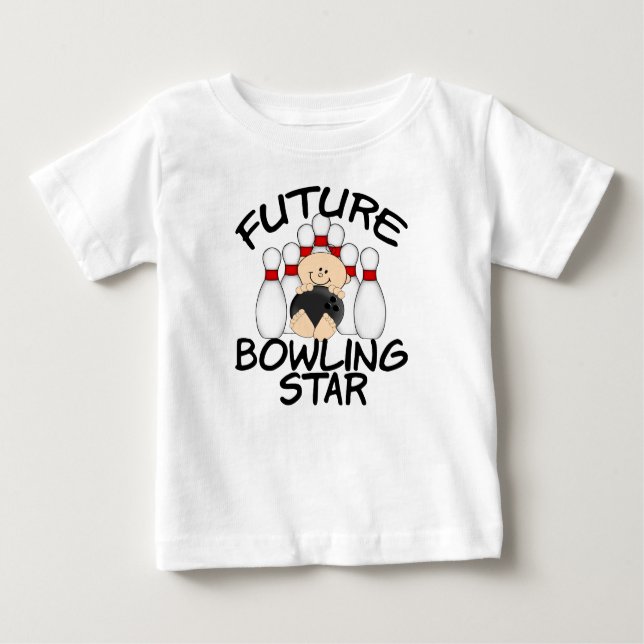 T-shirt Estrela futura da boliche (Frente)