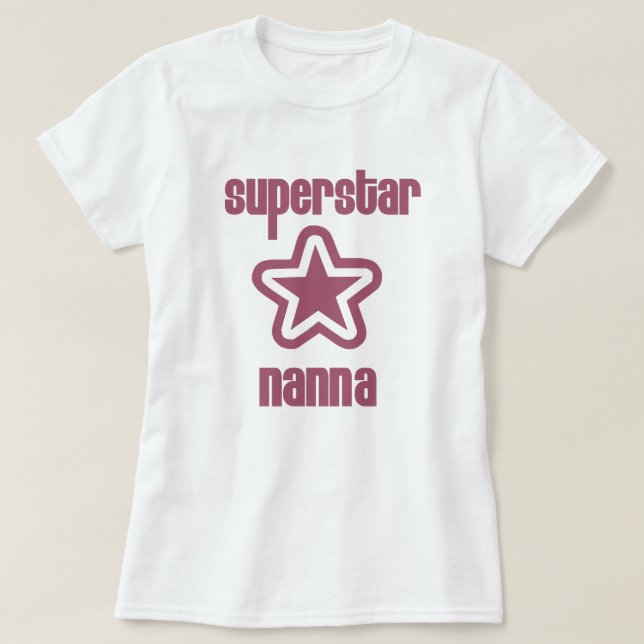 T-shirt Estrela mundial Nanna (Frente do Design)