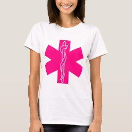 T-shirt Estrela Rosa Da Vida