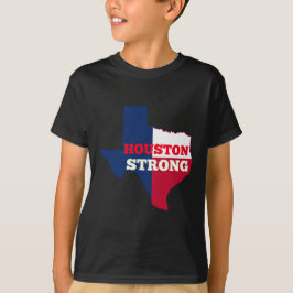 T-shirt Estrela solitária "Houston forte "