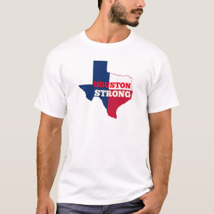 T-shirt Estrela solitária "Houston forte "