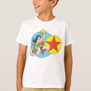 T-shirt Estrela Vermelha da Mulher Maravilha