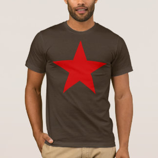 T-shirt Estrela Vermelha IMPRESSÃO GRANDE