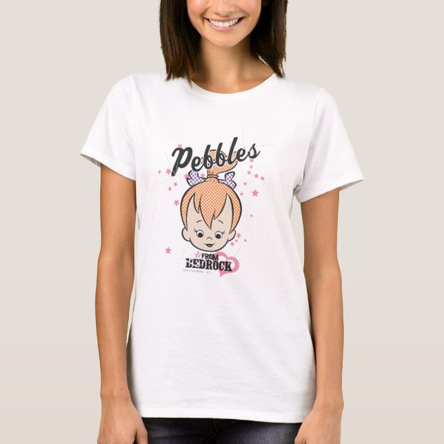 T-shirt Estrelas e Corações PEBBLES™ (Frente)