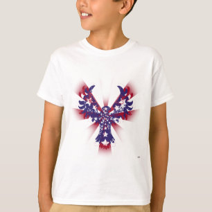 T-shirt Estrelas e Stripes de Águia Americanas