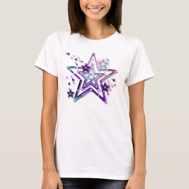 T-shirt Estrelas faiscantes (Frente)