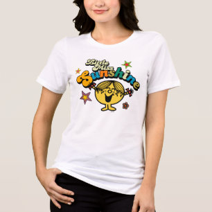 T-shirt Estrelas & flores pequenas da senhorita Luz do sol