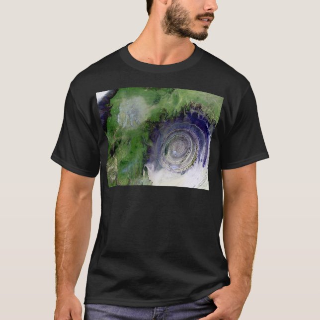 T-shirt Estrutura de Landsat 7 Richat (Frente)